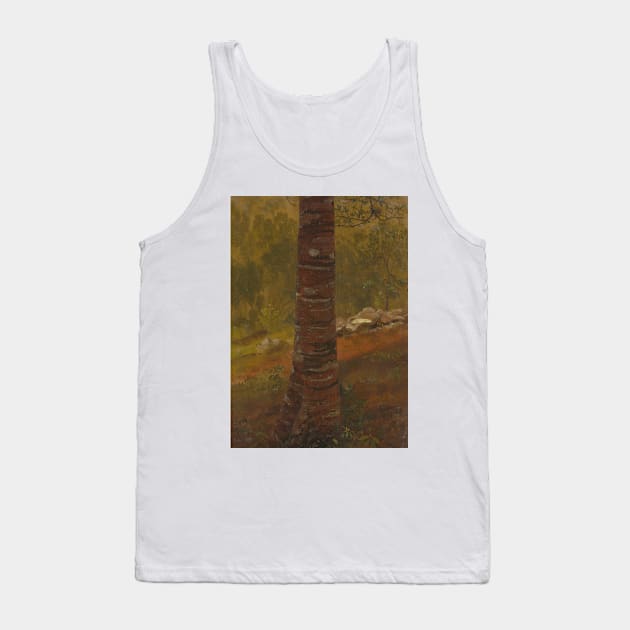 Tree Trunk by Frederic Edwin Church Tank Top by Classic Art Stall